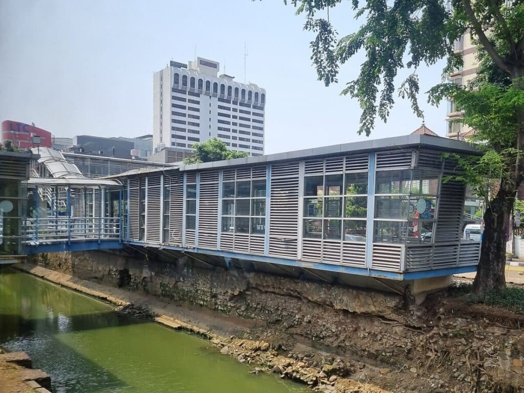 Jalan Hayam Wuruk, in West Jakarta, Indonesia.