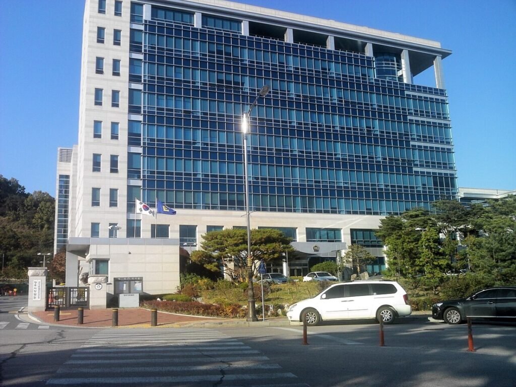 Cheongju District Court in Cheongju, North Chungcheong Province, South Korea.