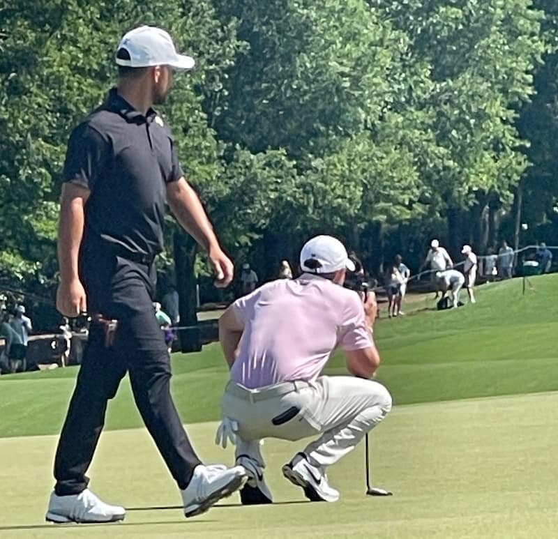 Xander Schauffele and Rory McIlroy are within shouting distance at the Wells Fargo Classic in Charlotte.