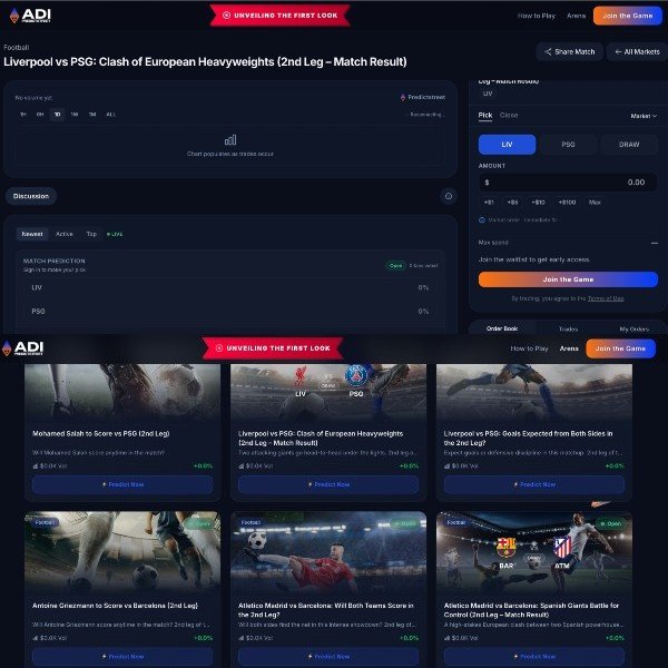 ADI Predictstreet markets