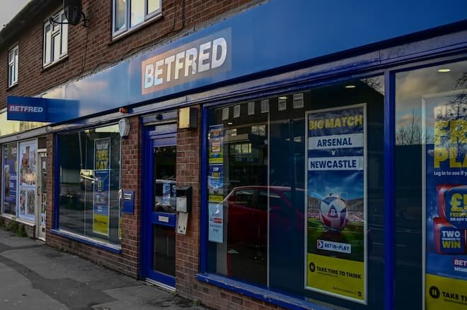 Treasury denies fault as tax raises blamed for Betfred closures 1 Betfred betting shop on a UK high street